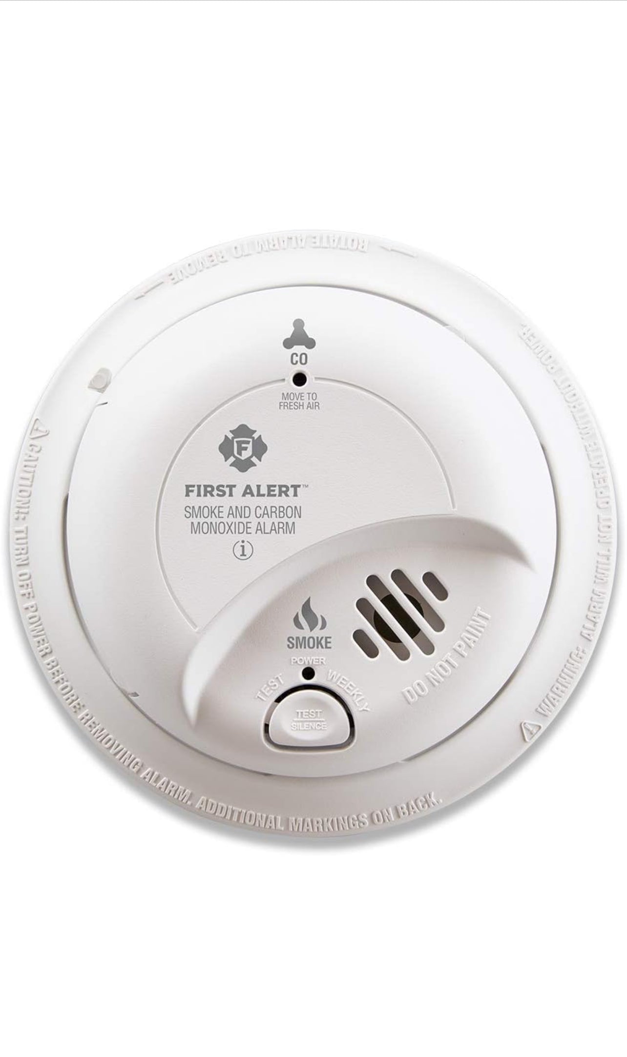 First Alert 120vac Wired Smoke and Carbon Monoxide Detector