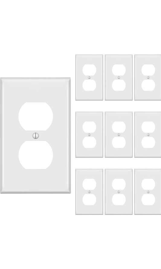 Duplex Single Gang Cover Plate (Single Pack )