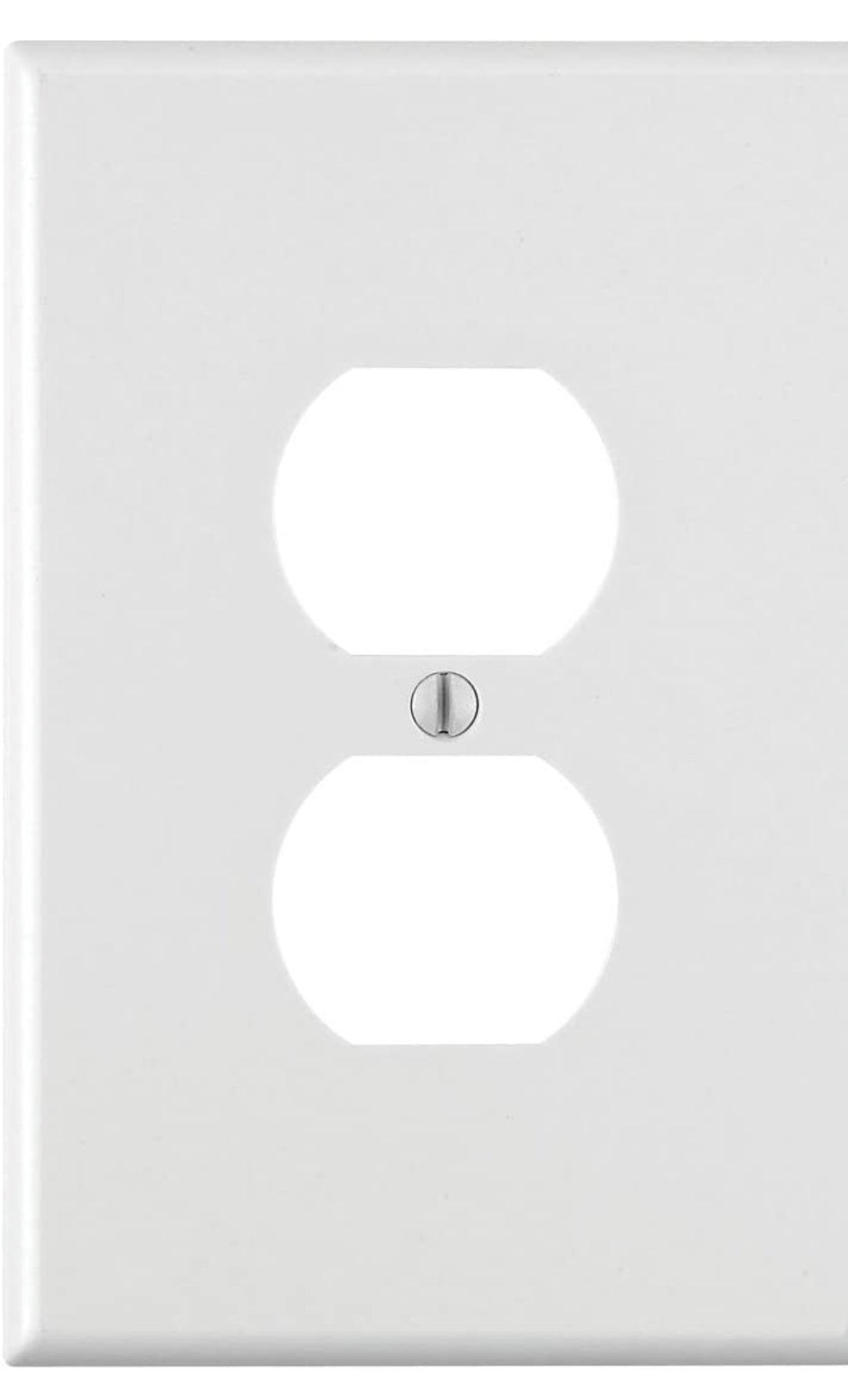 Duplex Single Gang Cover Plate (Single Pack )