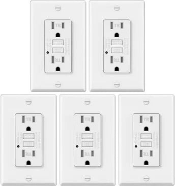 Tamper Resistant GFCI Receptacle (5 Pack)