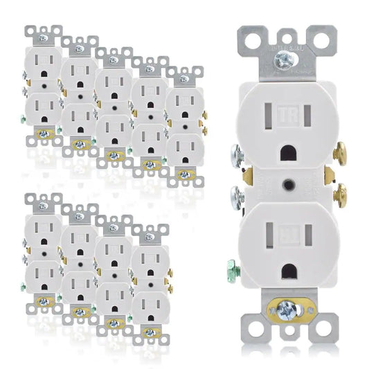 Tamper Resistant Duplex Receptacle  (Pack Of 10)