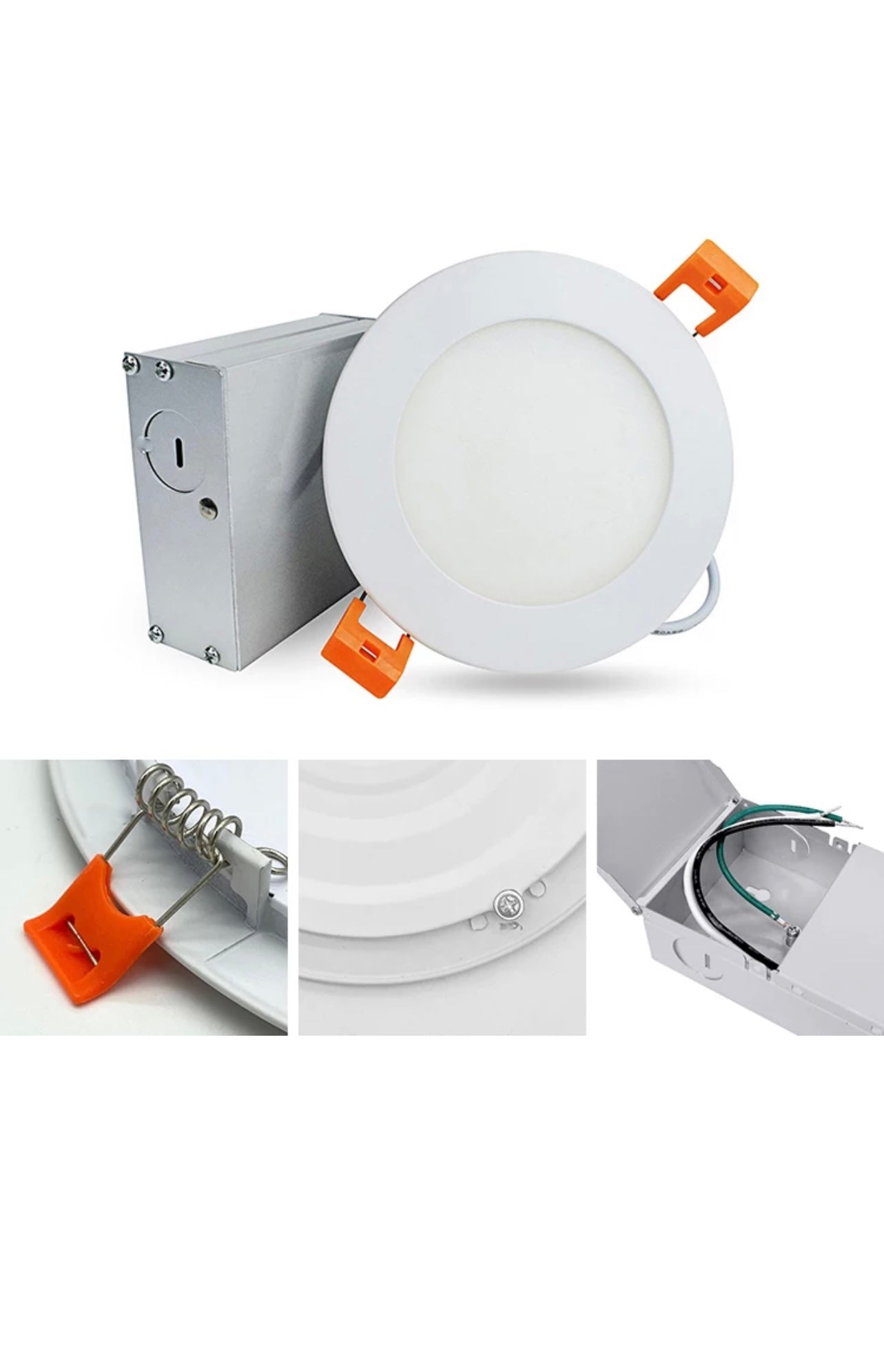 Single Pack 4 Inch Ultra-Thin LED Recessed Light