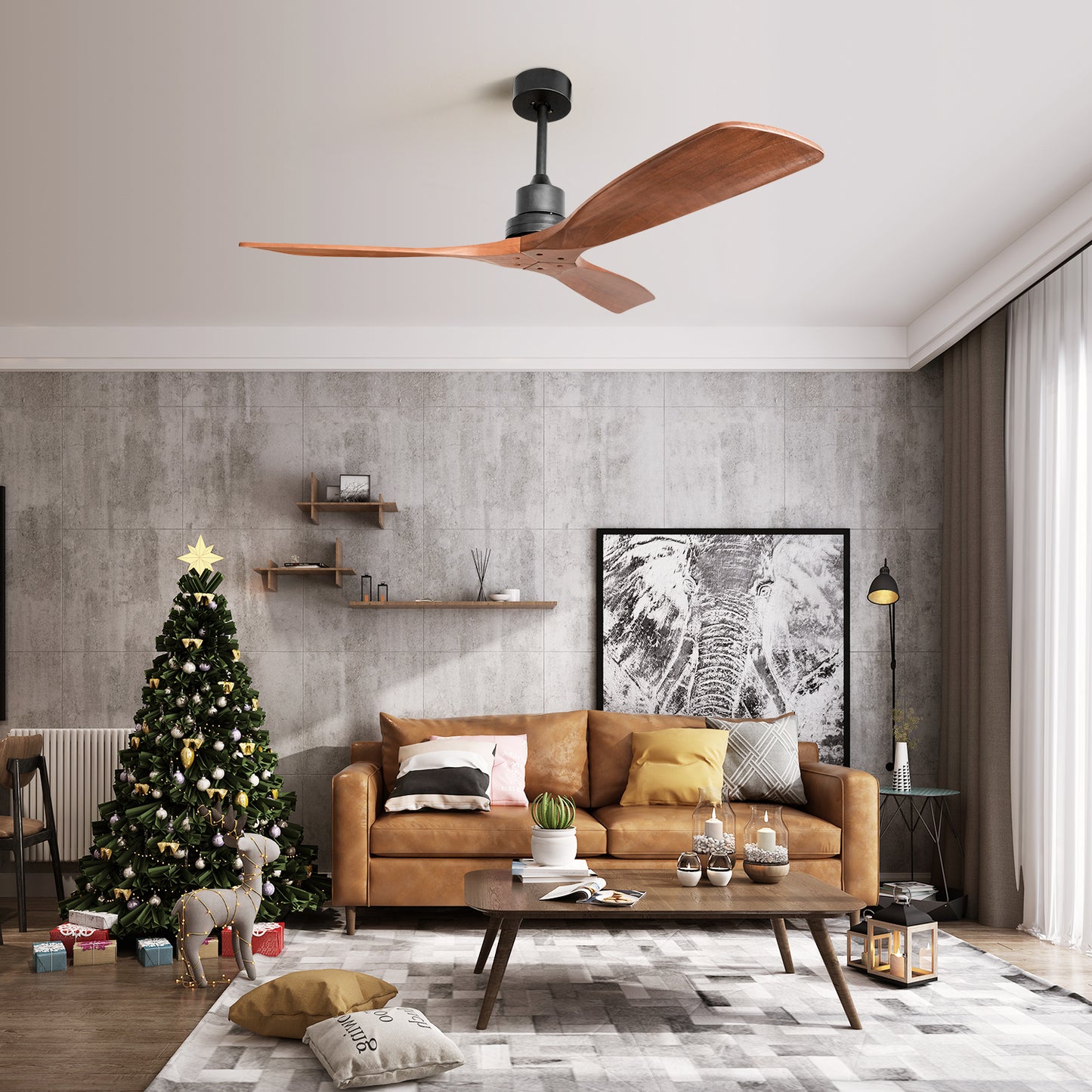 52 Inch Ceiling Fan (Without Light Kit)