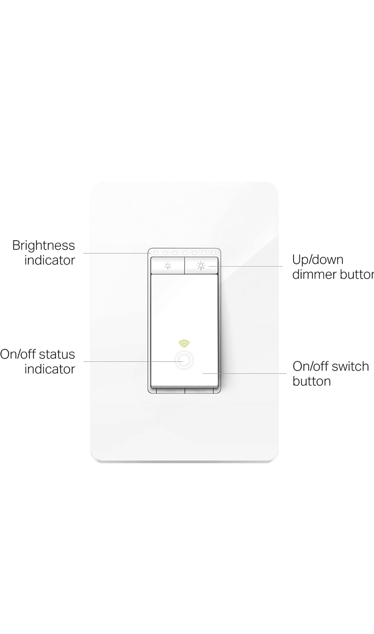 Kasa Smart Wifi Dimmer Switch (Single Pole)