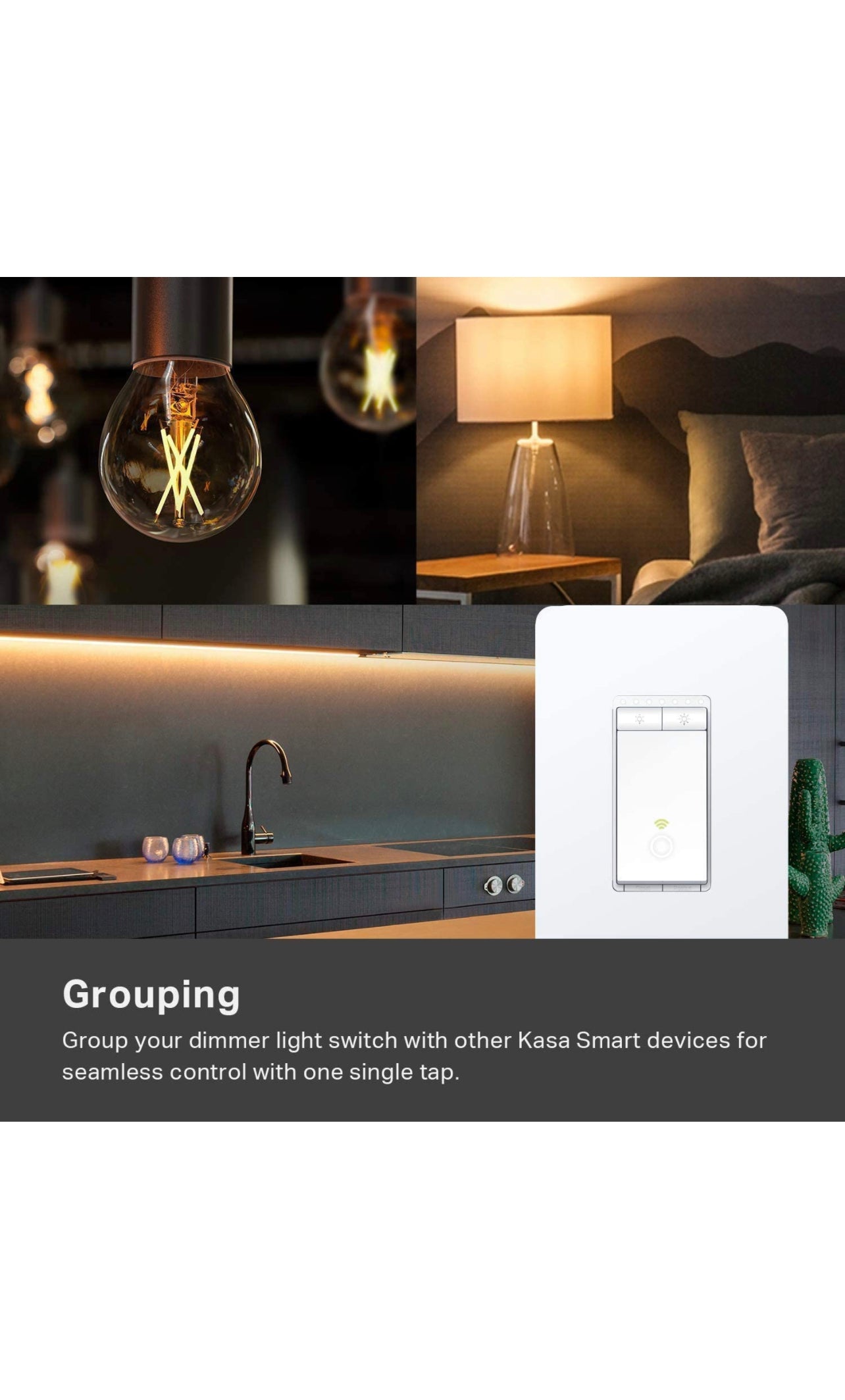 Kasa Smart Wifi Dimmer Switch (Single Pole)