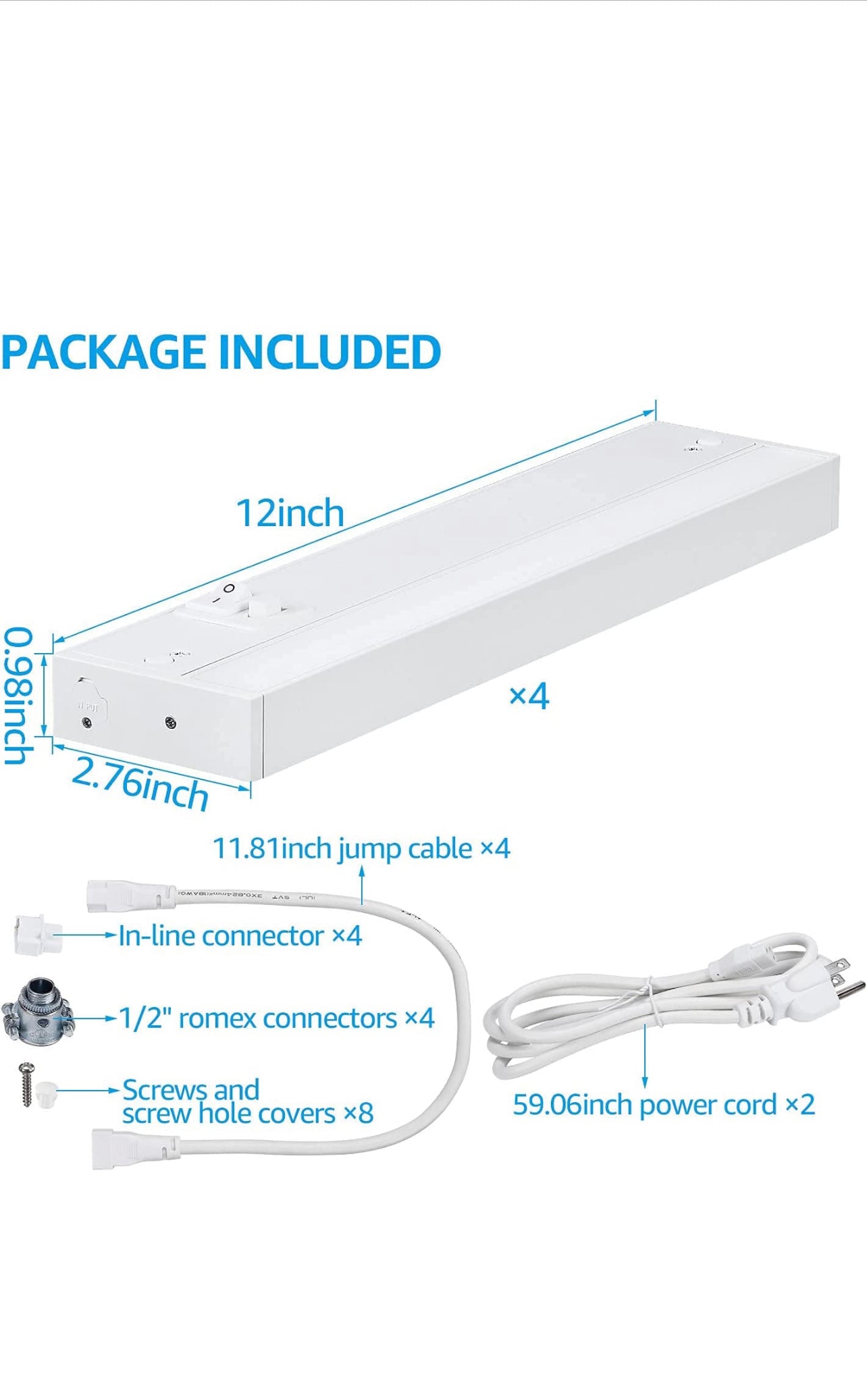 12 Inch LED Under Cabinet Lighting