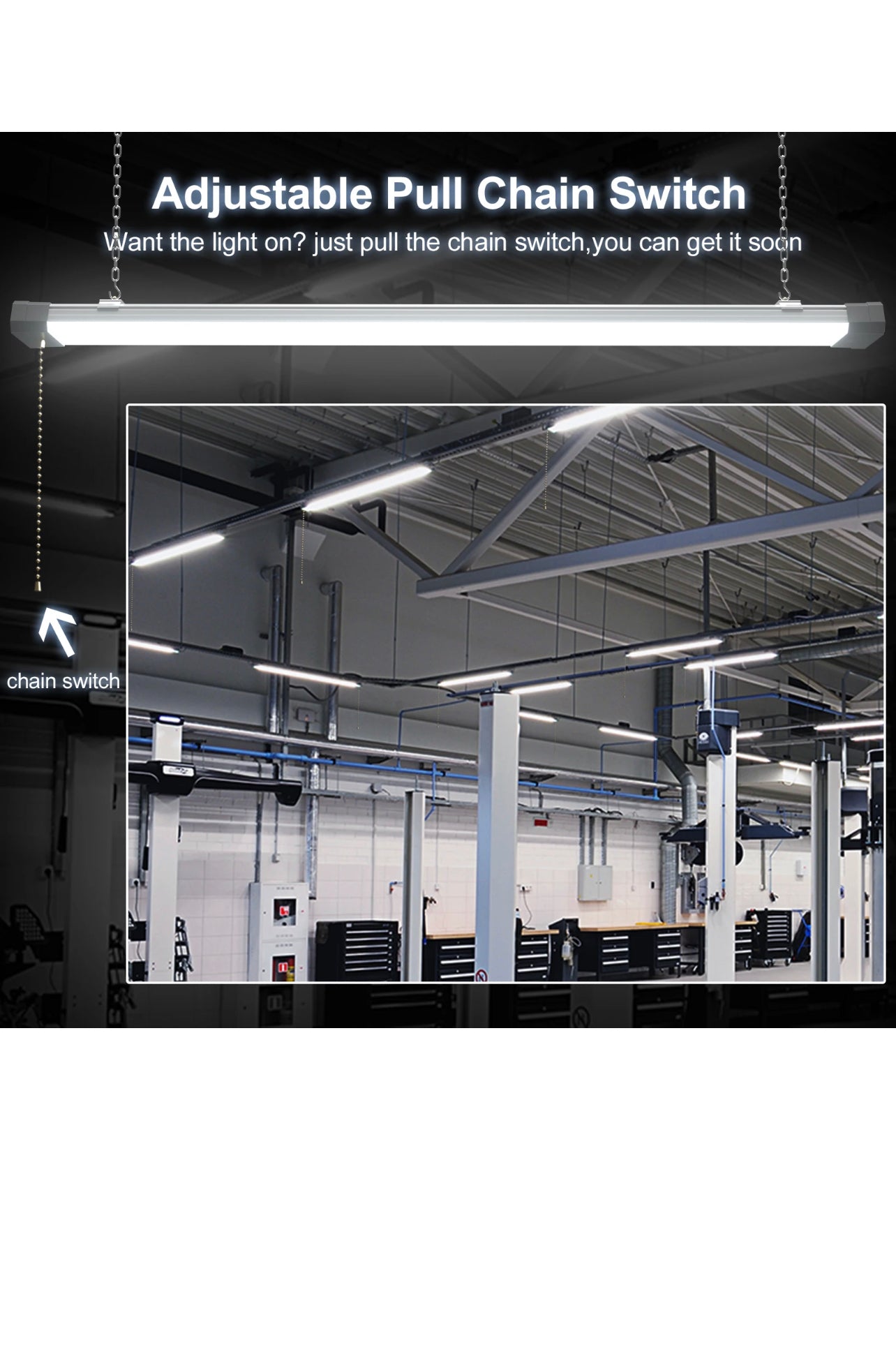 Linear Linkable LED Shop Light