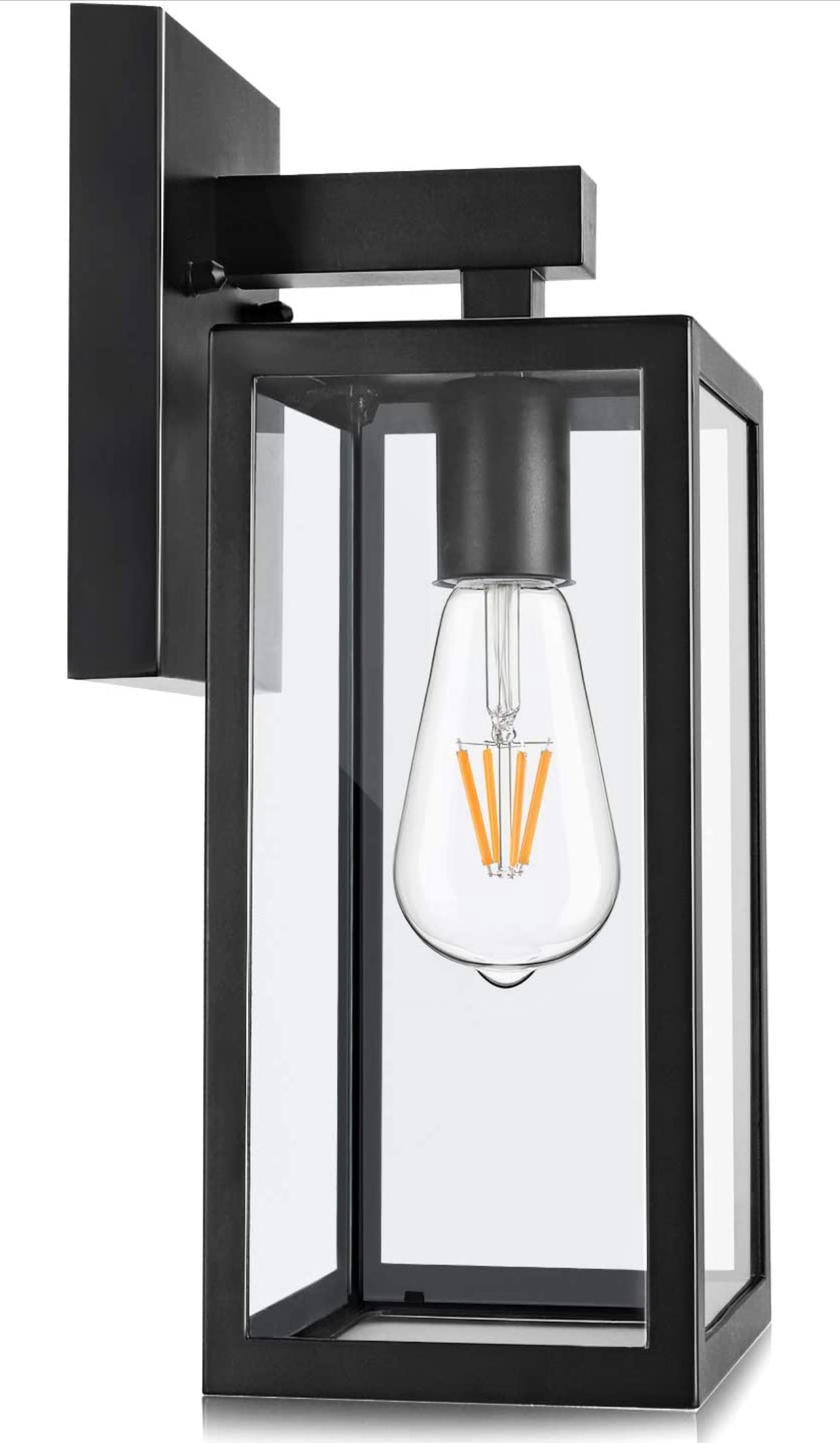 Outdoor Wall Lantern Fixture (Bulb Not Included)